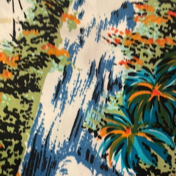 Pineapple Connection Vintage Women’s Hawaiian Button Up Shirt size small - Picture 4 of 5